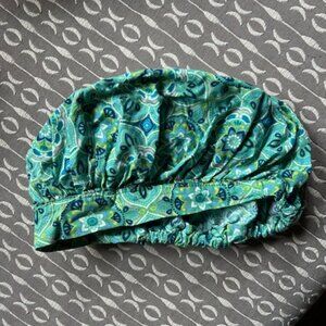 Cute green and black scrub cap